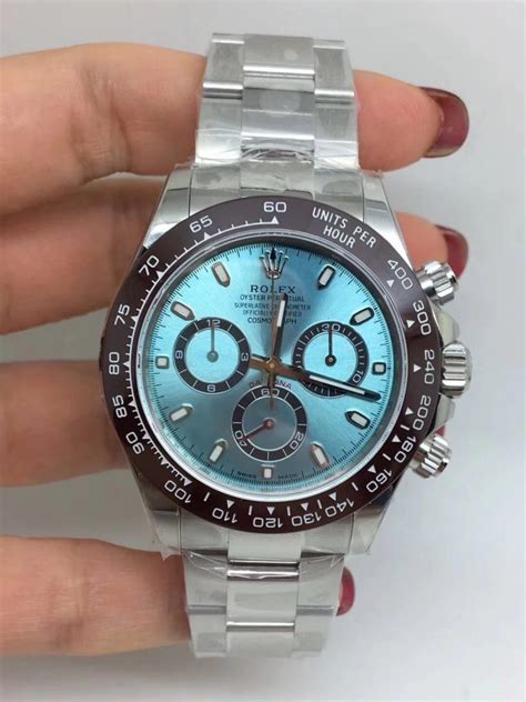 rolex daytona ice blue replica leather band|replica rolex daytona.